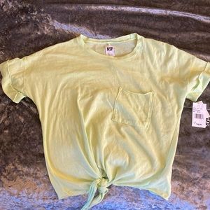 NSF green crop top